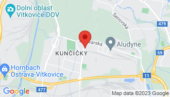Google map: Vratimovská 624/11, Ostrava-Kunčičky 718 00